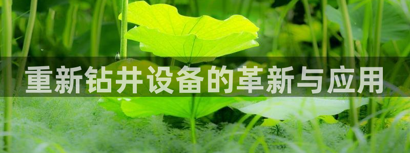 威九国际免费：重新钻井设备的革新与应用