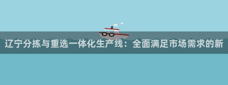 威九国际天美：辽宁分拣与重选一体化生产线：全面满足市场需求的