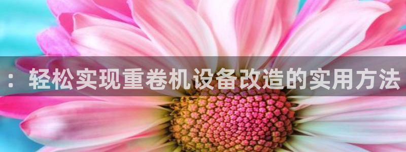 威九国际官网登录入口网站：：轻松实现重卷机设备改造的实用方法
