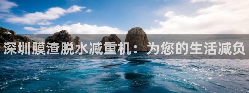 威九国际8ⅹ8x：深圳膜渣脱水减重机：为您的生活减负