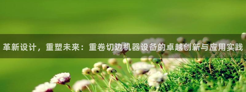 威九国际APP大全：革新设计，重塑未来：重卷切边机器设备的卓
