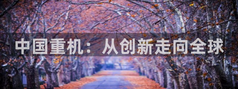 威九国际新人白发：中国重机：从创新走向全球