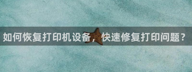 78mapp威九国际网：如何恢复打印机设备，快速修复打印问题